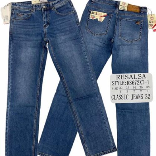 Джинсы God Baron (32-38) 672-1 blue (деми) God Baron 672-1 blue