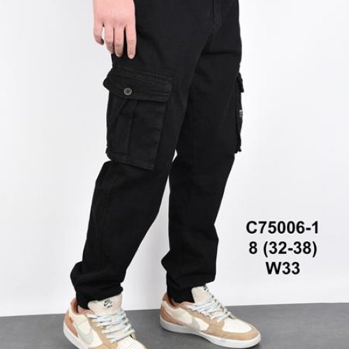 Джинсы God Baron (32-38) 75006-1 black (деми) God Baron 75006-1 black