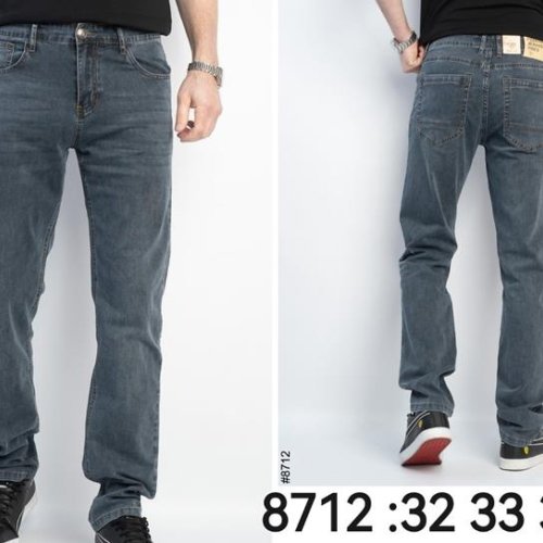 Джинсы God Baron (32-38) 8712 blue (деми) God Baron 8712 blue