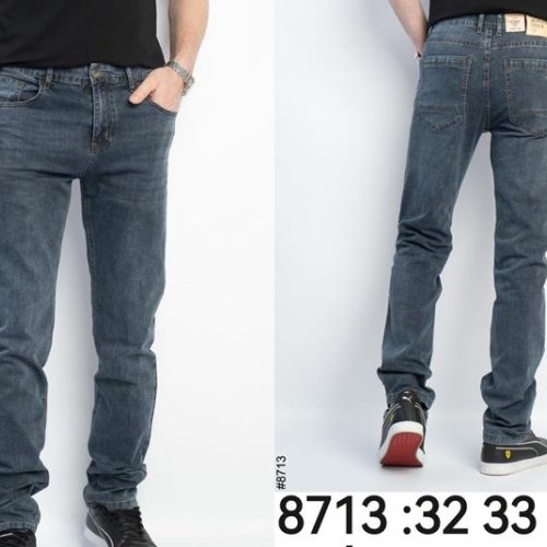 Джинсы God Baron (32-38) 8713 blue (деми) God Baron 8713 blue