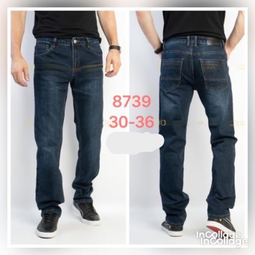 Джинсы God Baron (30-36) 8739 blue (деми) God Baron 8739 blue