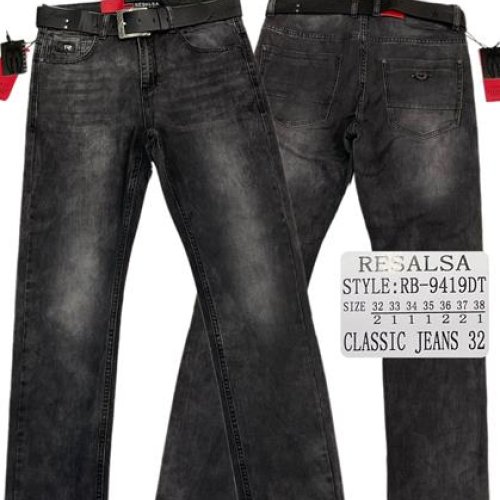 Джинсы God Baron (32-38) 9419 black (деми) God Baron 9419 black