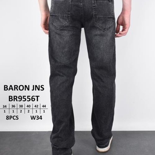 Джинсы God Baron (34-44) 9556 black (деми) God Baron 9556 black