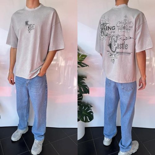 Футболка i8denim (S-XL) 1987 grey (лето) i8denim 1987 grey