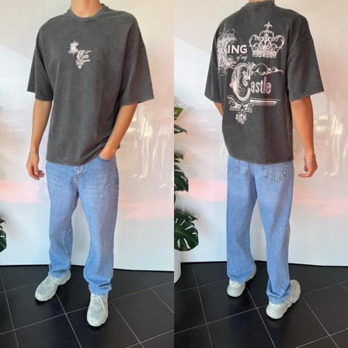 Футболка i8denim (S-XL) 1989 d.grey (лето) i8denim 1989 d.grey