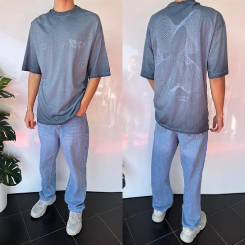 Футболка i8denim (S-XL) 1993 grey (лето) i8denim 1993 grey