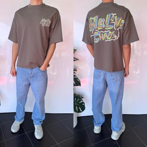 Футболка i8denim (S-2XL) 2005 grey (лето) i8denim 2005 grey