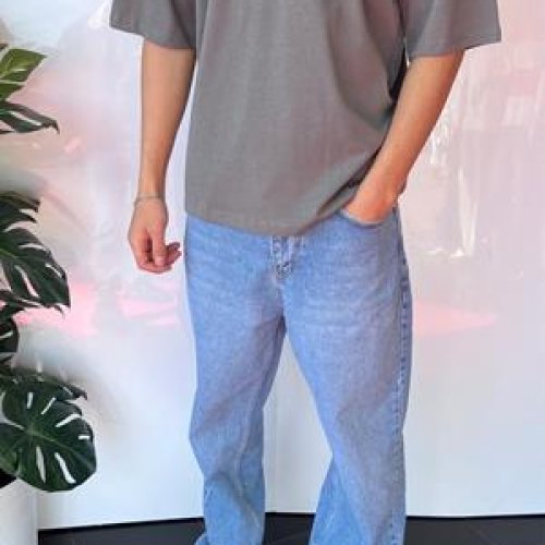 Футболка i8denim (S-XL) 2056 grey (лето) i8denim 2056 grey