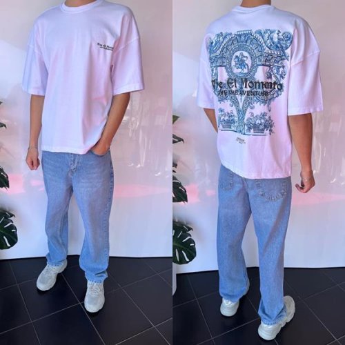 Футболка i8denim (S-XL) 2067 white (лето) i8denim 2067 white