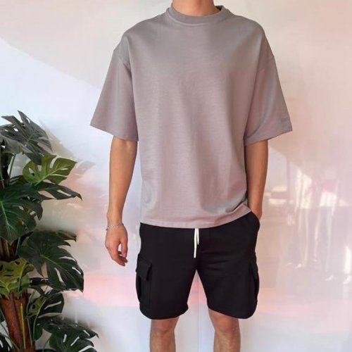 Футболка i8denim (S-2XL) 2072 grey (лето) i8denim 2072 grey