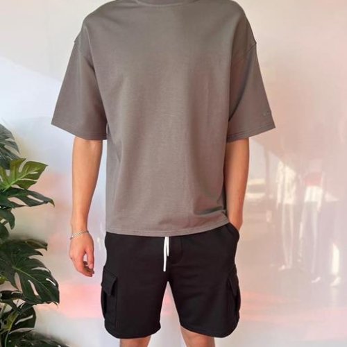 Футболка i8denim (S-2XL) 2073 d.grey (лето) i8denim 2073 d.grey