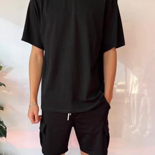 Футболка i8denim (S-XL) 2076 black (лето) i8denim 2076 black