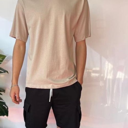 Футболка i8denim (S-XL) 2081 beige (лето) i8denim 2081 beige