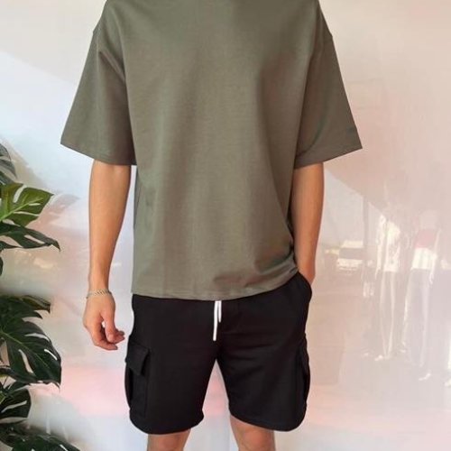 Футболка i8denim (S-2XL) 2084 khaki (лето) i8denim 2084 khaki