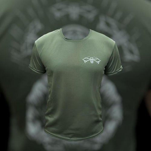 Футболка Madoka (M-3XL) 821 khaki (лето) Madoka 821 khaki