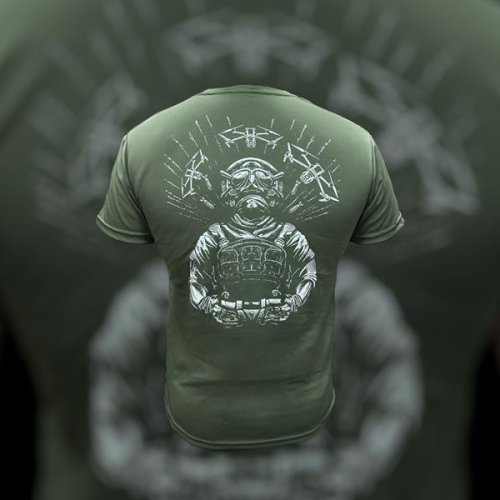 Футболка Madoka (M-3XL) 821 khaki (лето) Madoka 821 khaki