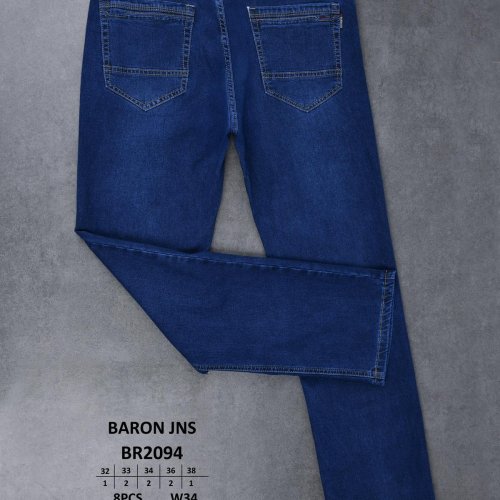 Джинсы God Baron (32-38) BR2094 blue (деми) God Baron BR2094 blue