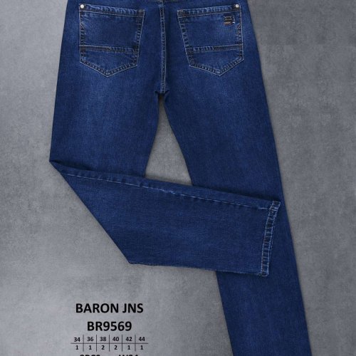 Джинсы God Baron (34-44) BR9569 blue (деми) God Baron BR9569 blue