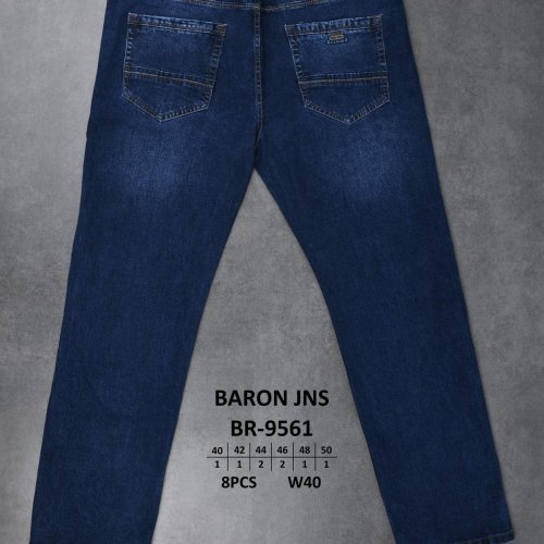 Джинсы God Baron (40-50) BR-9561 blue (деми) God Baron BR-9561 blue