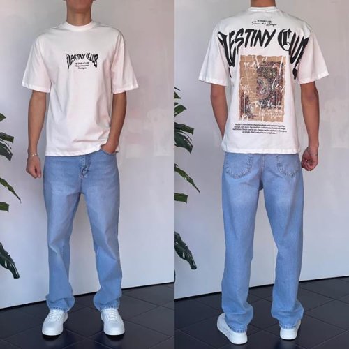 Футболка i8denim (S-XL) 2169 white (лето) i8denim 2169 white