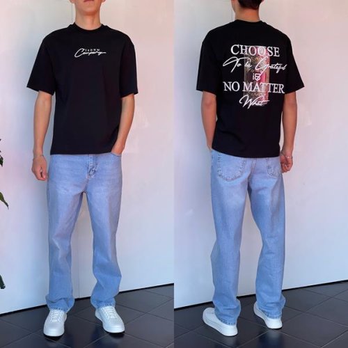 Футболка i8denim (S-XL) 2219 black (лето) i8denim 2219 black