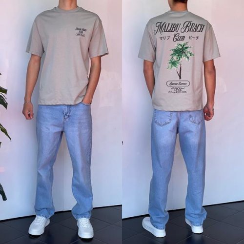 Футболка i8denim (S-XL) 2220 grey (лето) i8denim 2220 grey