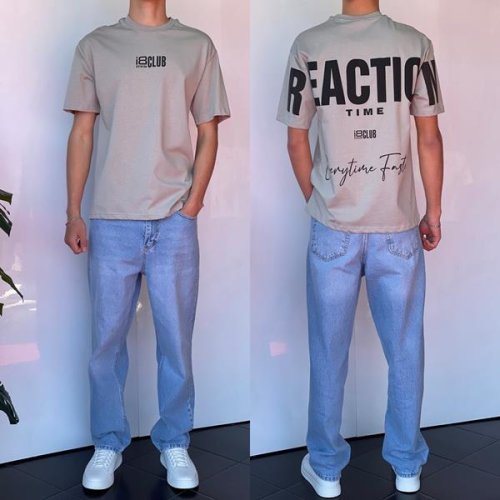 Футболка i8denim (S-XL) 2226 grey (лето) i8denim 2226 grey
