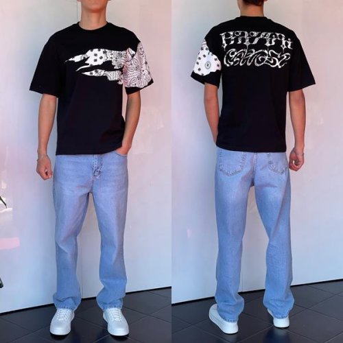 Футболка i8denim (S-XL) 2229 black (лето) i8denim 2229 black