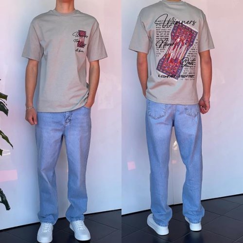 Футболка i8denim (S-XL) 2231 grey (лето) i8denim 2231 grey