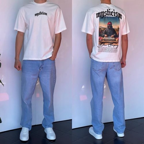 Футболка i8denim (S-XL) 2243 white (лето) i8denim 2243 white