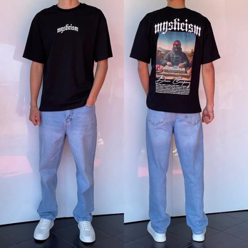 Футболка i8denim (S-XL) 2244 black (лето) i8denim 2244 black