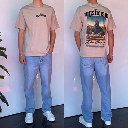 Футболка i8denim (S-XL) 2246 beige (лето) i8denim 2246 beige