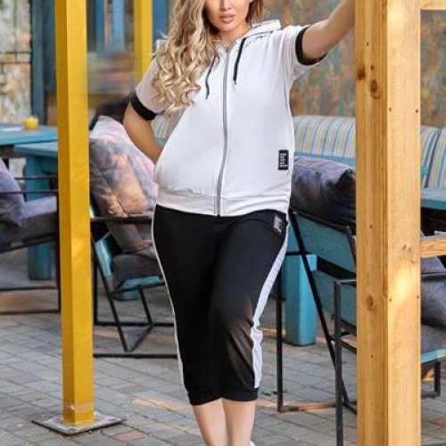 Костюм Seven Zikina (50-64) 1311 white (лето) Seven Zikina 1311 white