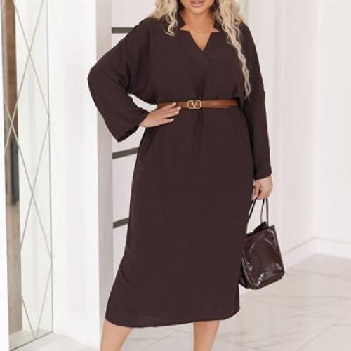 Платье Seven Zikina (50-64) 1313 brown (деми) Seven Zikina 1313 brown