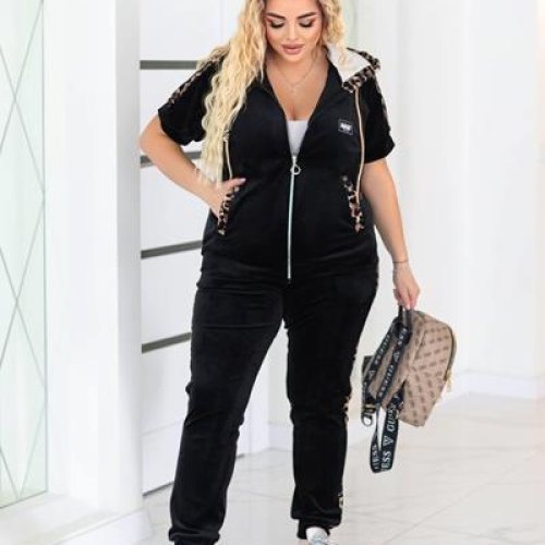 Костюм спорт Seven Zikina (48-62) 914 black-leo (лето) Seven Zikina 914 black-leo