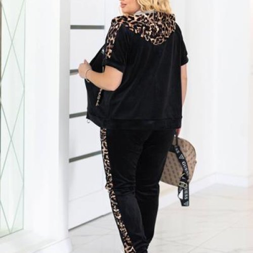 Костюм спорт Seven Zikina (48-62) 914 black-leo (лето) Seven Zikina 914 black-leo