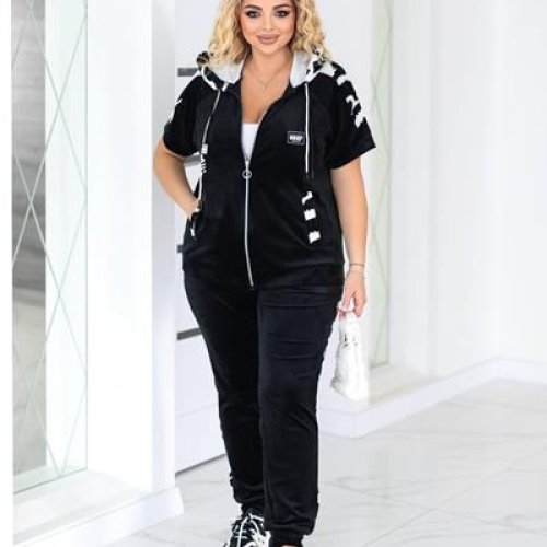 Костюм спорт Seven Zikina (48-62) 914 black-white (лето) Seven Zikina 914 black-white