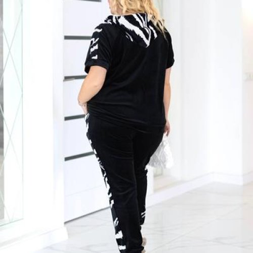 Костюм спорт Seven Zikina (48-62) 914 black-white (лето) Seven Zikina 914 black-white