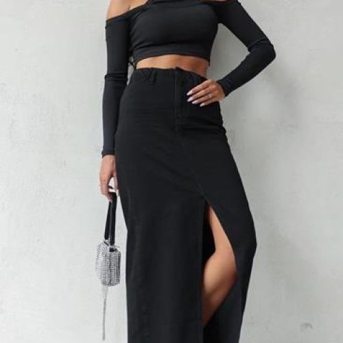 Юбка Ruxa (25-29) 5059 black (лето) Ruxa 5059 black