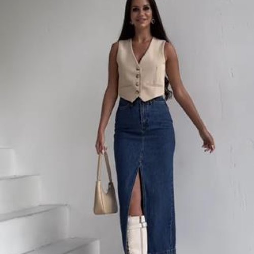 Юбка Ruxa (25-29) 5059 blue (лето) Ruxa 5059 blue