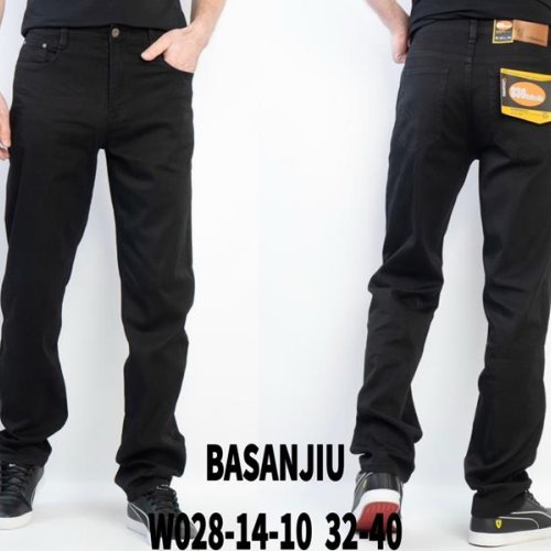 Джинсы Basanjiu (32-40) W028-14-10 black (деми) Basanjiu W028-14-10 black