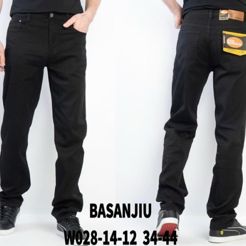 Джинсы Basanjiu (34-44) W028-14-12 black (деми) Basanjiu W028-14-12 black