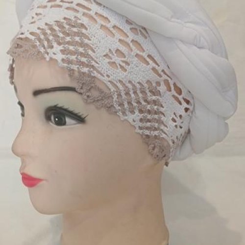 Чалма Mabi (56-62) MB123 white (лето) Mabi MB123 white