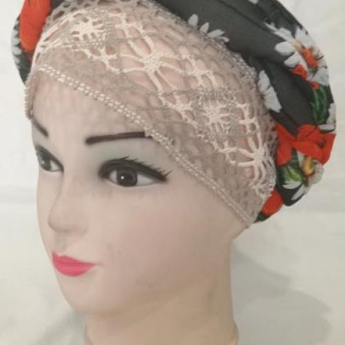 Чалма Mabi (56-62) MB125 black (лето) Mabi MB125 black