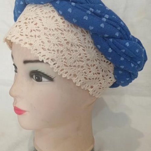 Чалма Mabi (56-62) MB127 blue (лето) Mabi MB127 blue