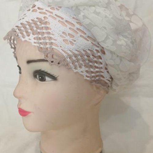 Чалма Mabi (56-62) MB128 white (лето) Mabi MB128 white