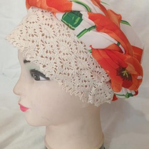 Чалма Mabi (56-62) MB130 white (лето) Mabi MB130 white