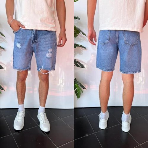 Шорты i8denim (29-36) 2261 l.blue (лето) i8denim 2261 l.blue