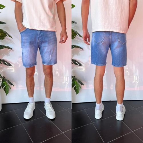 Шорты i8denim (29-36) 2262 l.blue (лето) i8denim 2262 l.blue