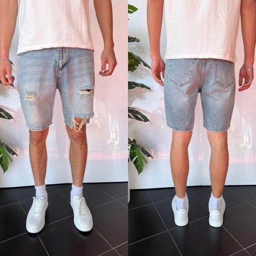 Шорты i8denim (29-36) 2268 l.blue (лето) i8denim 2268 l.blue